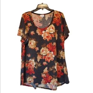 🔥Lularoe Floral Relaxed T-Shirt Size 3X